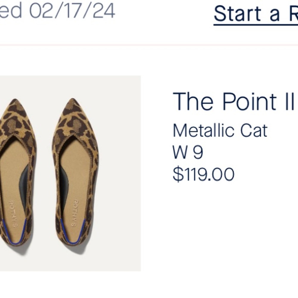 NWT Metallic Cat Rothys - Picture 2 of 2